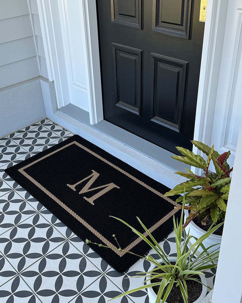Custom Everlast Inlay Initial Doormat