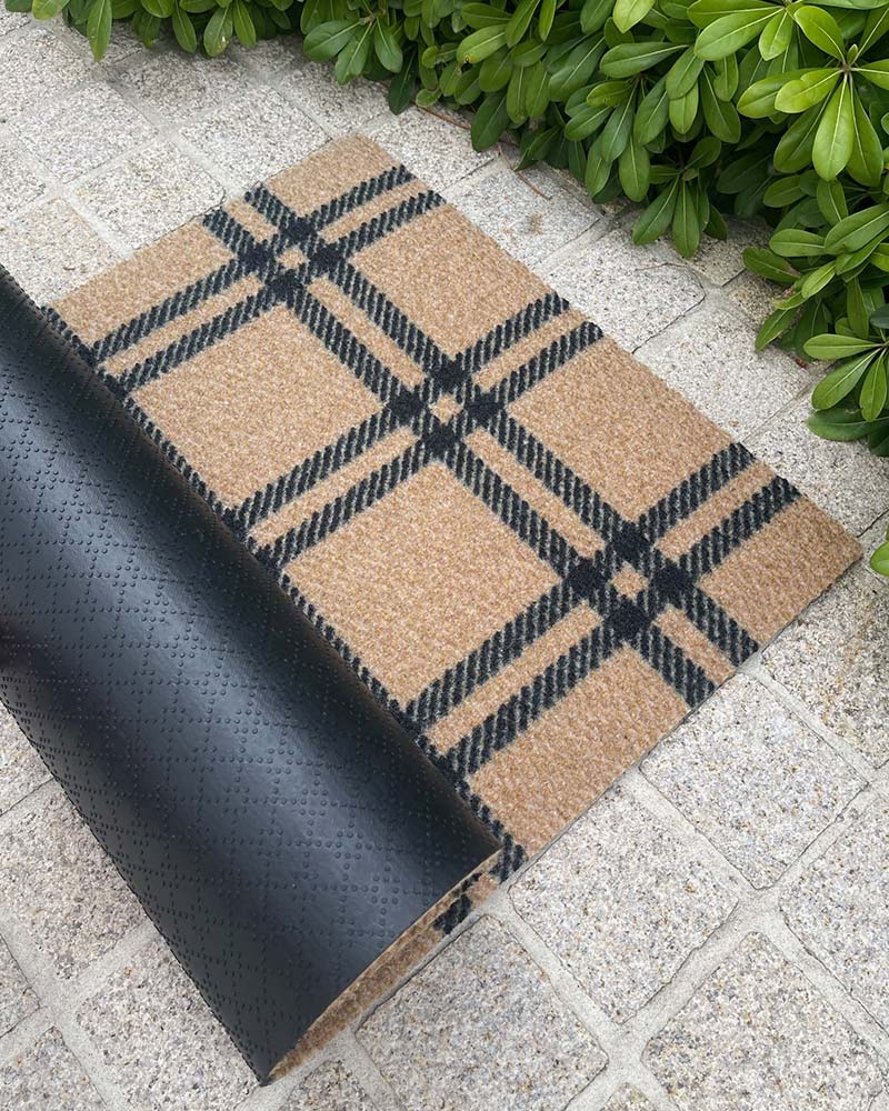 Everlast Printed Plaid Doormat