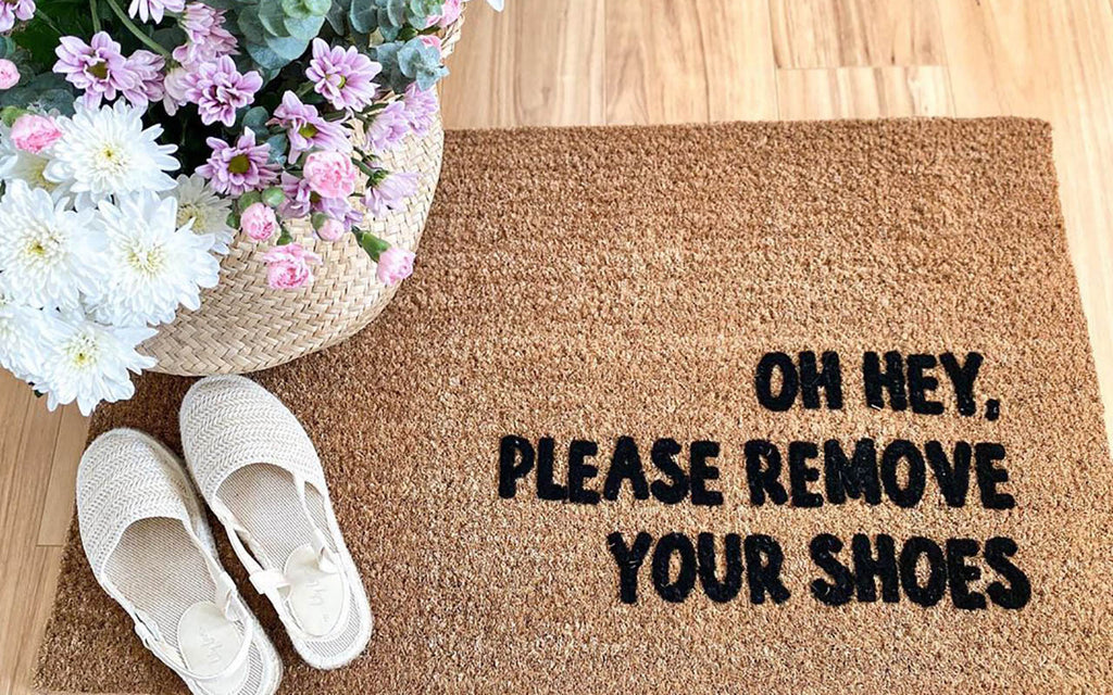 Remove Your Shoes Doormat