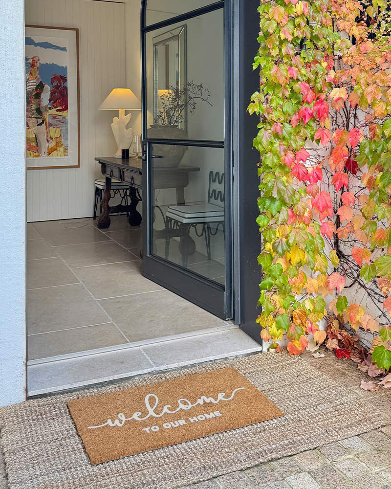 Welcome to Our Home - Sand Embossed