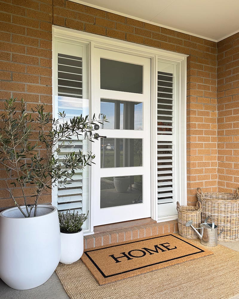Home Embossed Coir Doormat
