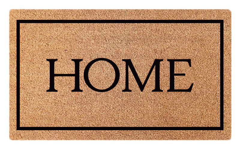 Home Embossed Coir Doormat