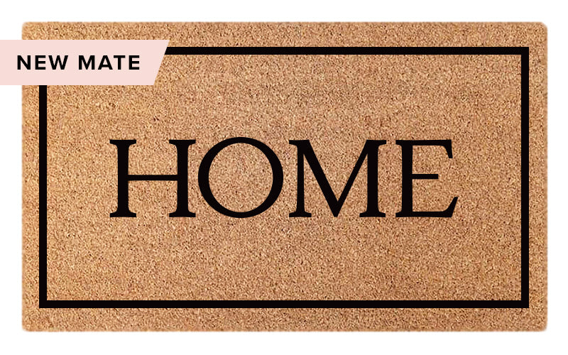 Home Embossed Coir Doormat