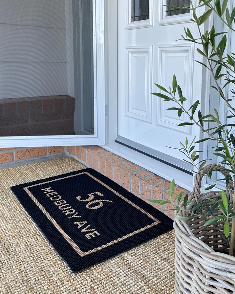 Custom Everlast Inlay Address Doormat