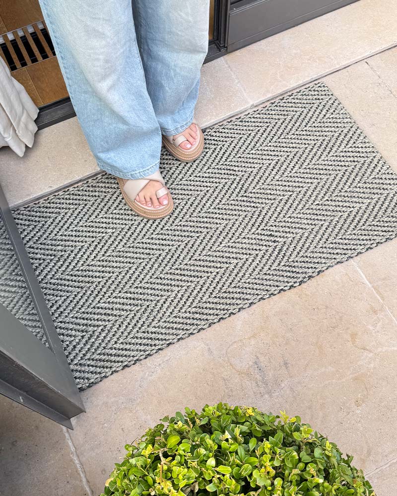 Elements Herringbone - Stone
