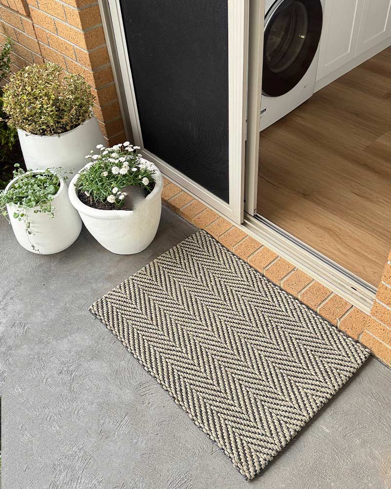 Elements Herringbone - Stone