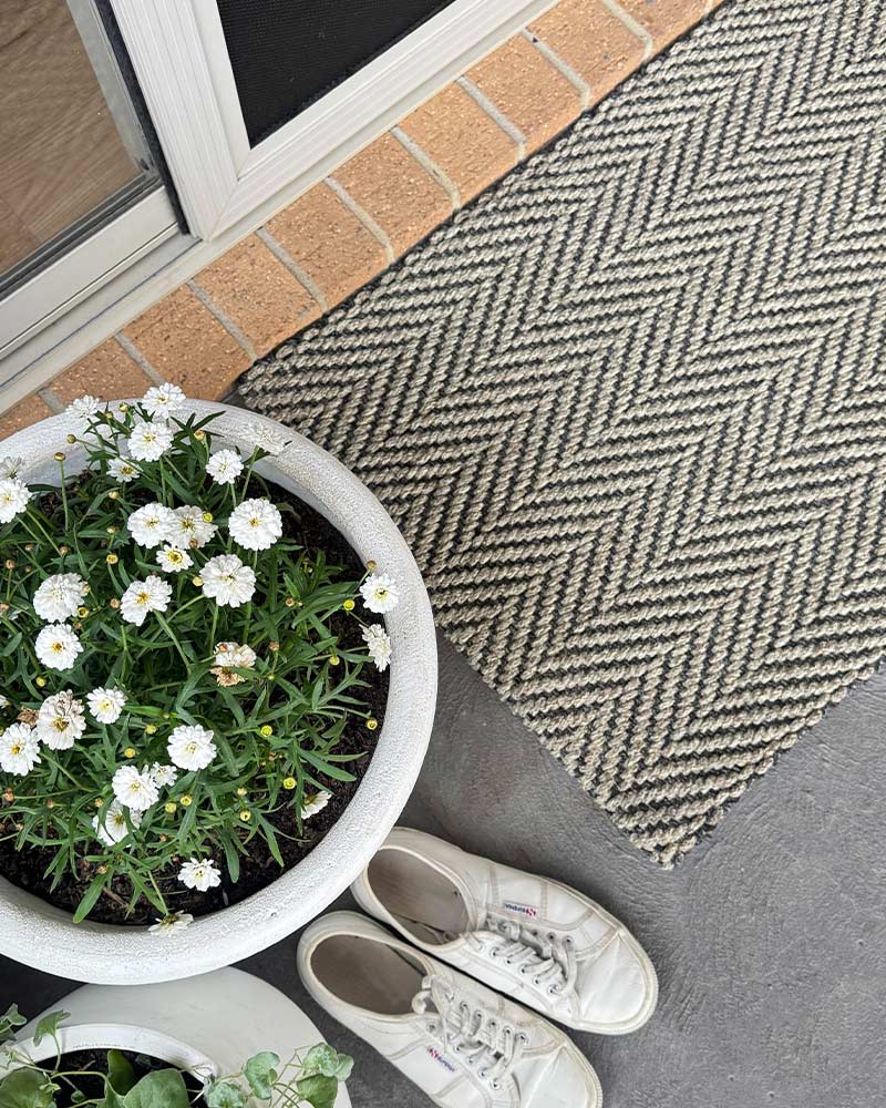 Elements Herringbone - Stone