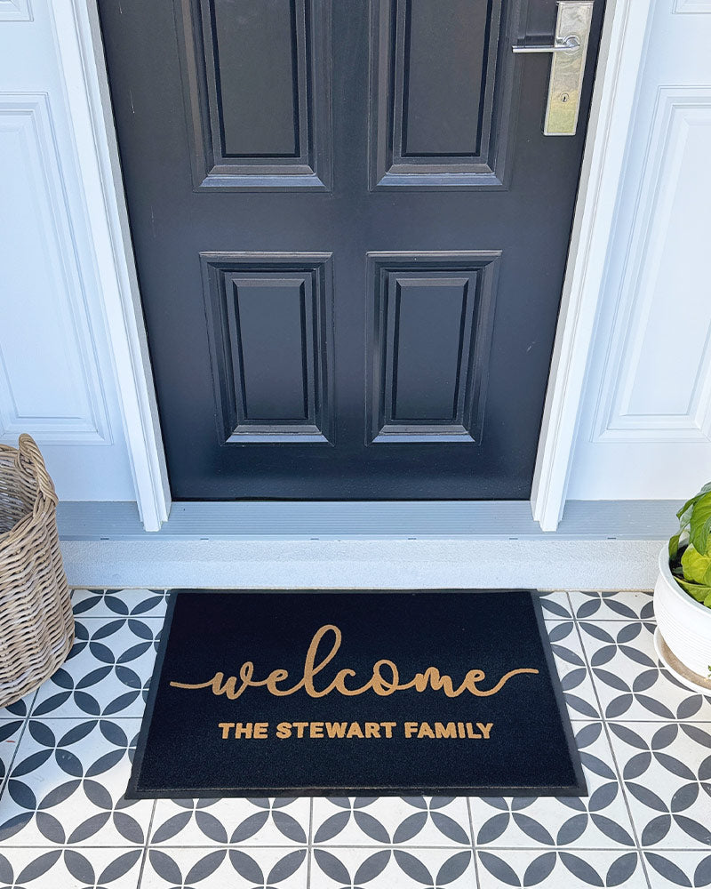 Elements Embossed Custom Welcome - 2 Colour Options