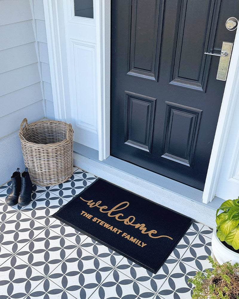Elements Embossed Custom Welcome - 2 Colour Options