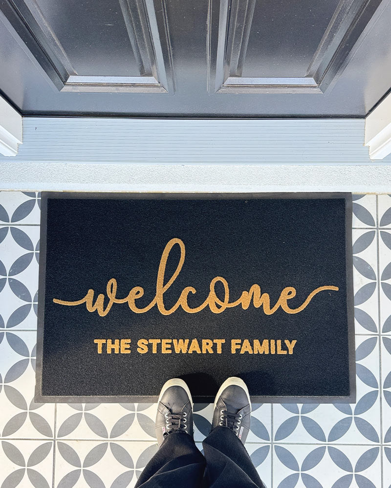Elements Embossed Custom Welcome - 2 Colour Options