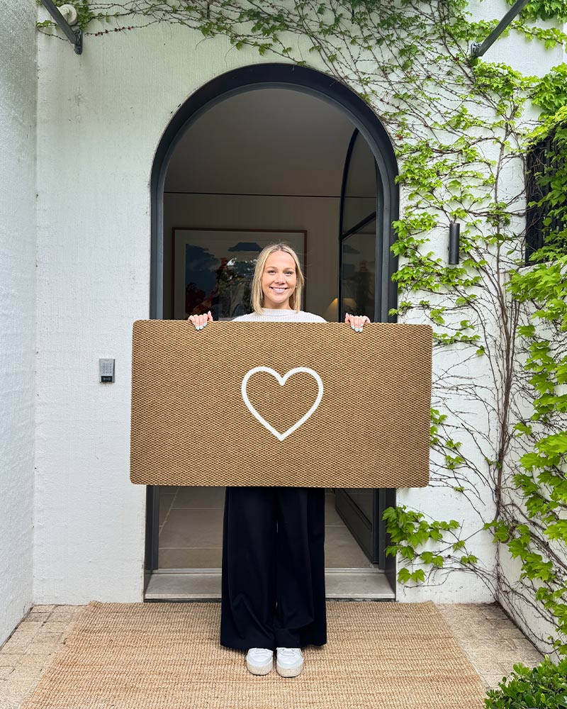 Heart Everlast Doormat - 4 Colour Combinations