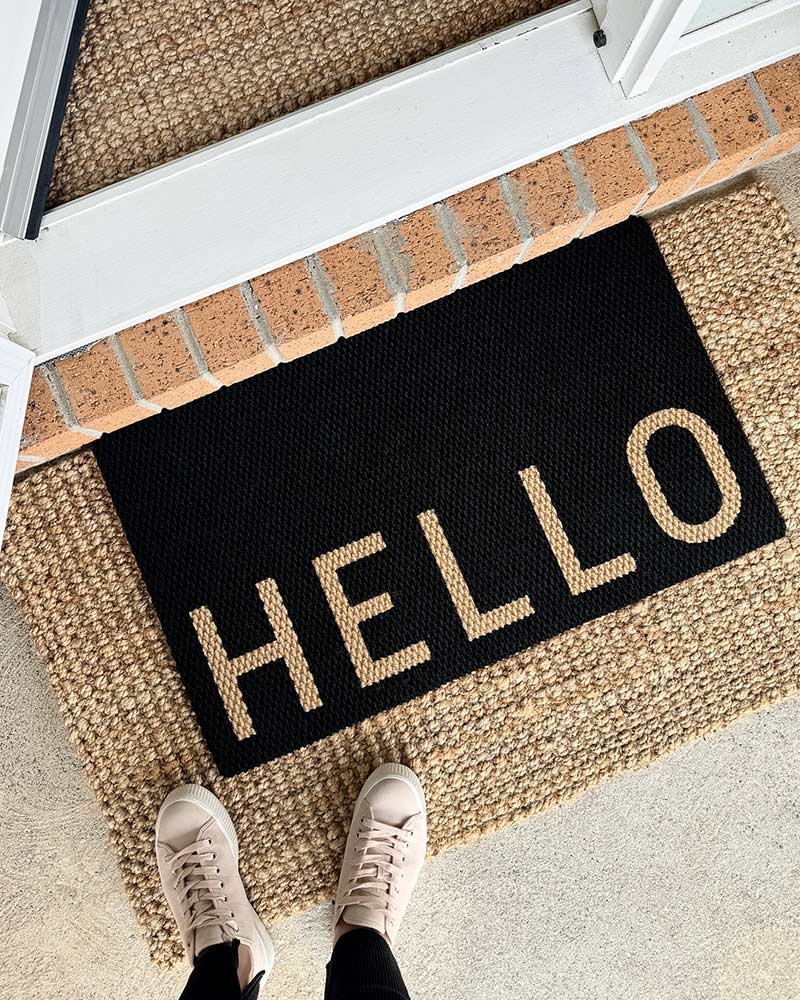 Everlast Inlay Hello Doormat