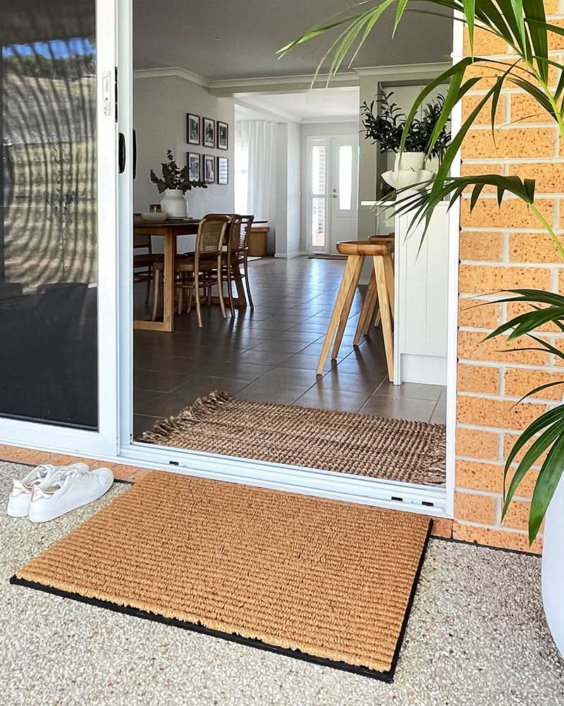 Durable Ribbed Coir Doormat Door Mates Durable Ribbed Coir Doormat Door Mates