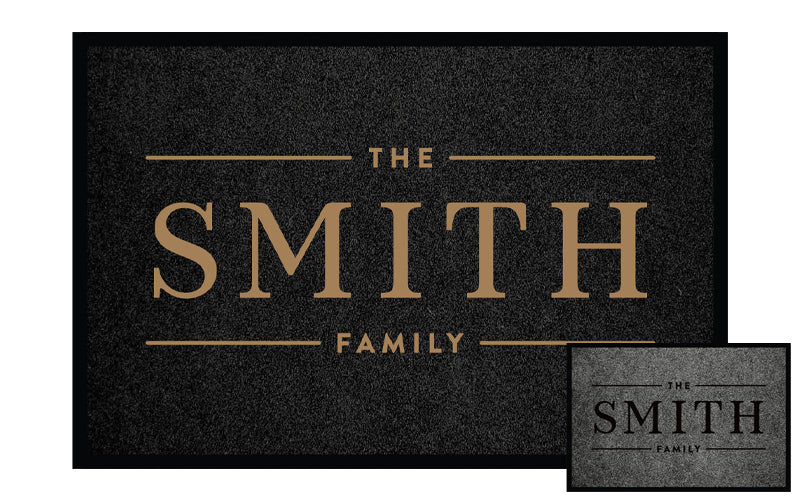 Elements Embossed Custom Family Name - 2 Colour Options