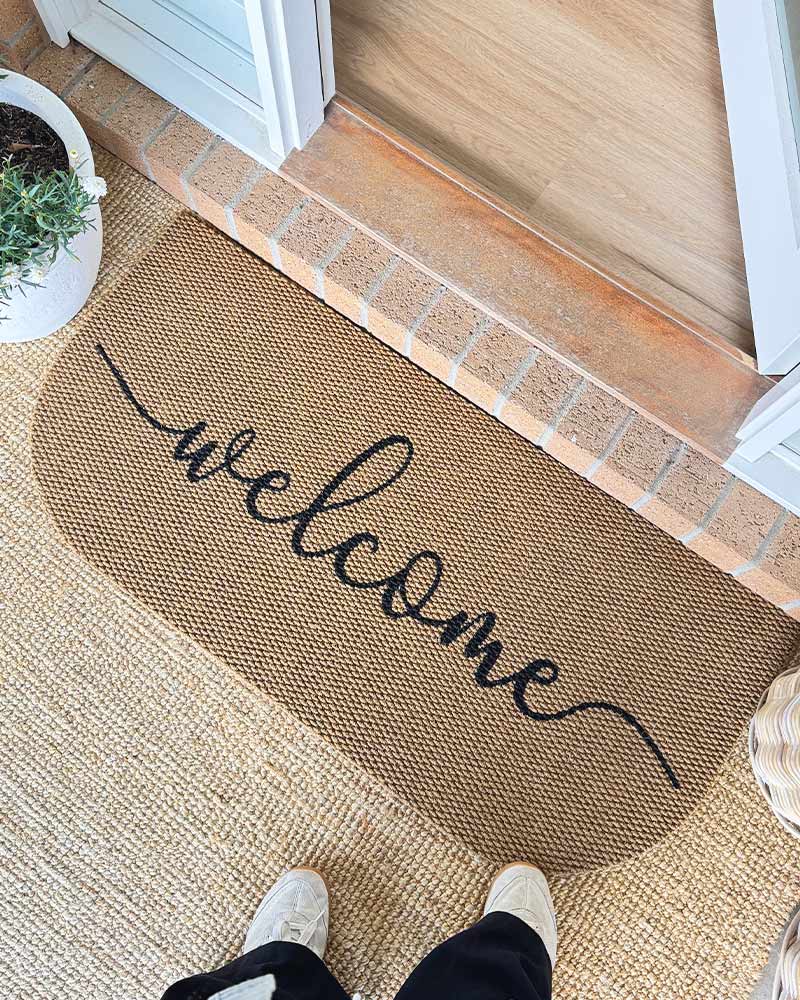 Espresso Everlast Cursive Welcome - 4 Colour Combinations