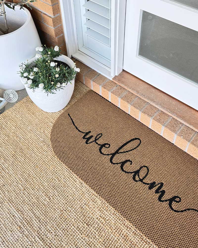 Espresso Everlast Cursive Welcome - 4 Colour Combinations