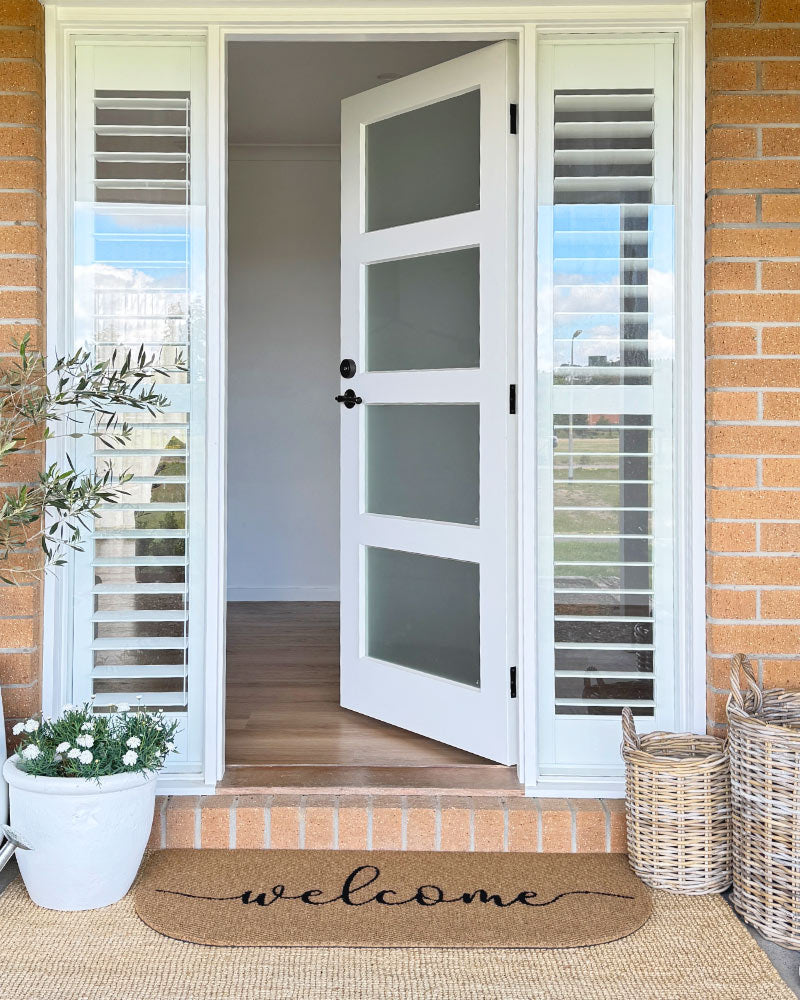 Espresso Everlast Cursive Welcome - 4 Colour Combinations