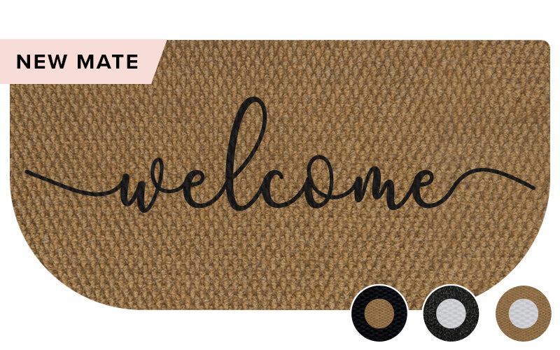 Espresso Everlast Cursive Welcome - 4 Colour Combinations