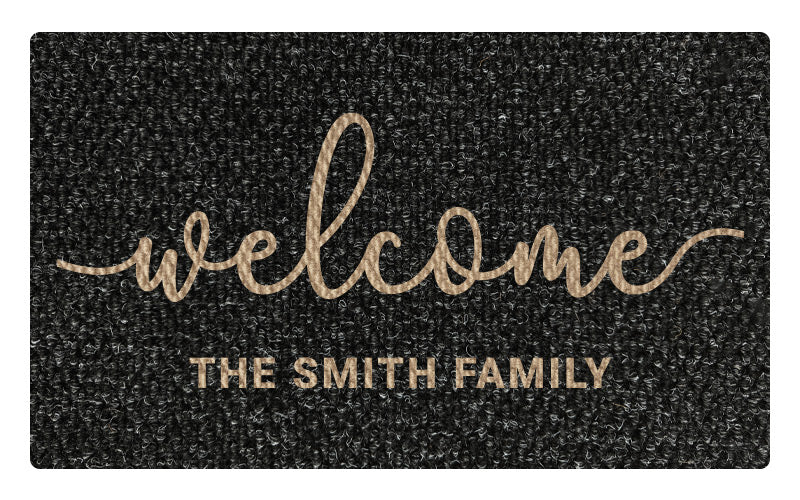 Custom Everlast Inlay Welcome Doormat - 4 Colour Combinations