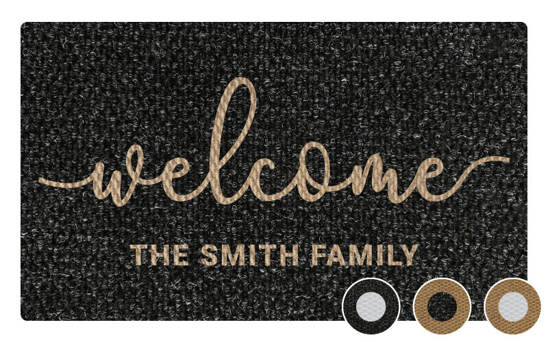 Custom Everlast Inlay Welcome Doormat - 4 Colour Combinations