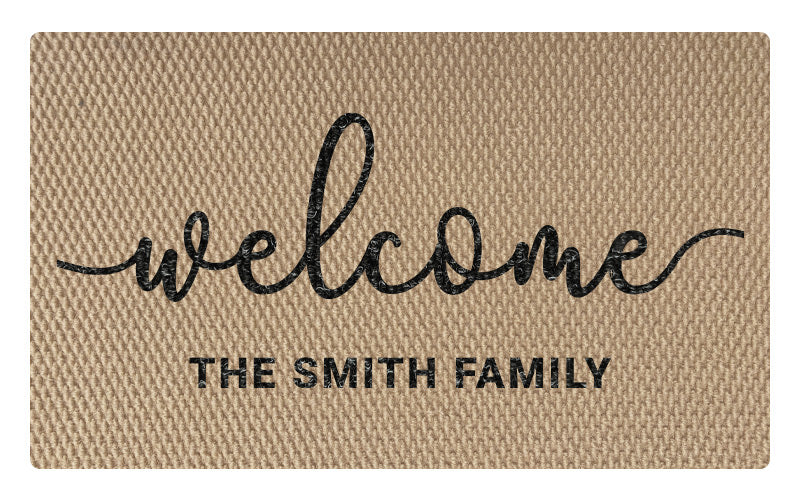 Custom Everlast Inlay Welcome Doormat - 4 Colour Combinations