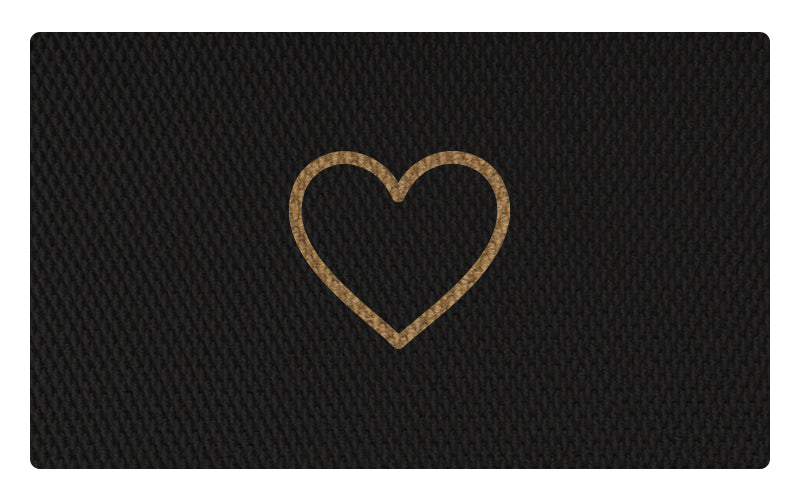 Heart Everlast Doormat - 4 Colour Combinations