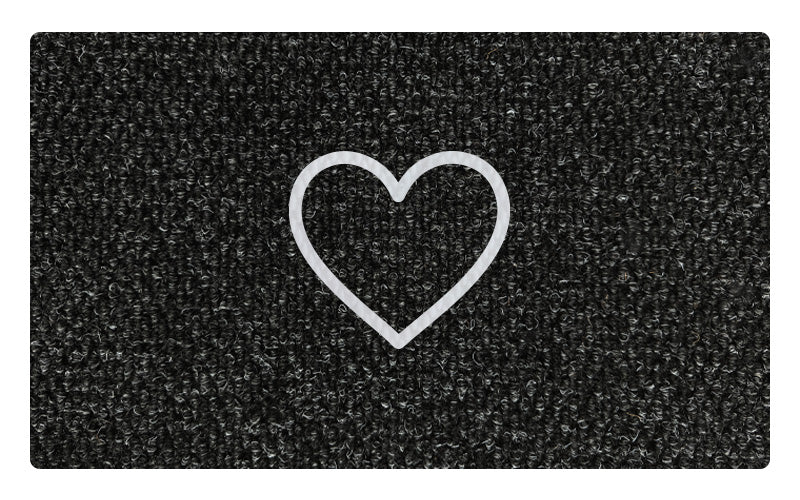 Heart Everlast Doormat - 4 Colour Combinations