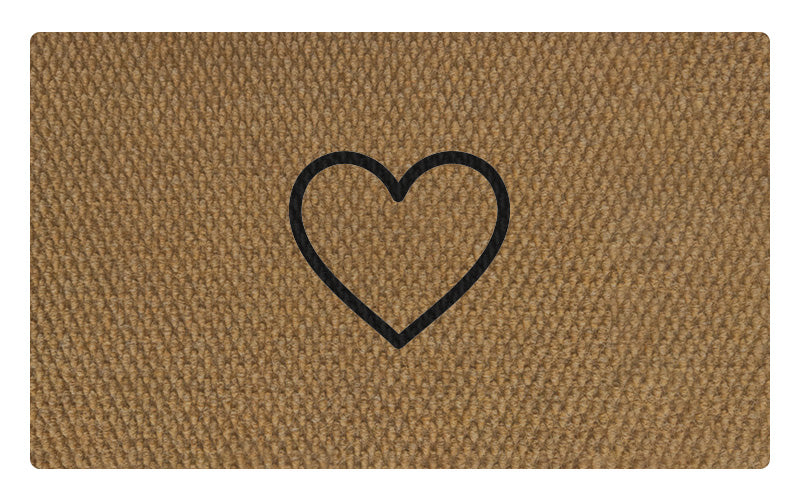 Heart Everlast Doormat - 4 Colour Combinations