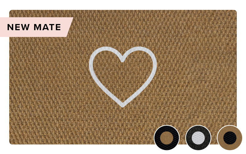 Heart Everlast Doormat - 4 Colour Combinations