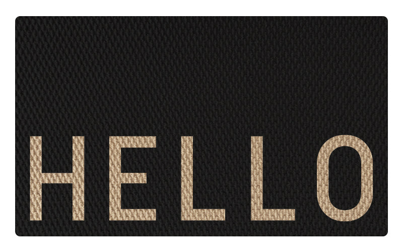 Everlast Inlay Hello Doormat