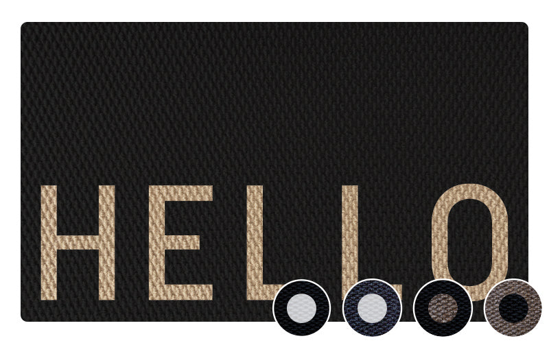 Everlast Inlay Hello Doormat