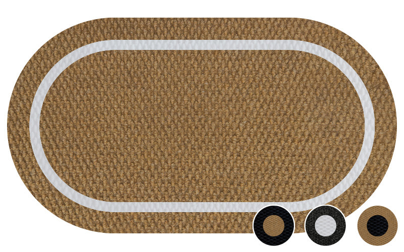 Oval Inlay Border Everlast - 4 Colour Combinations