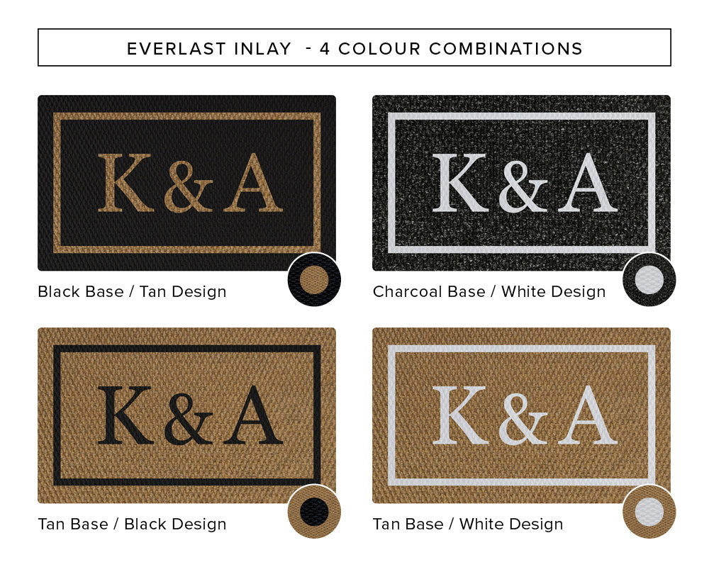 Custom Everlast Double Initial - 4 Colour Combinations