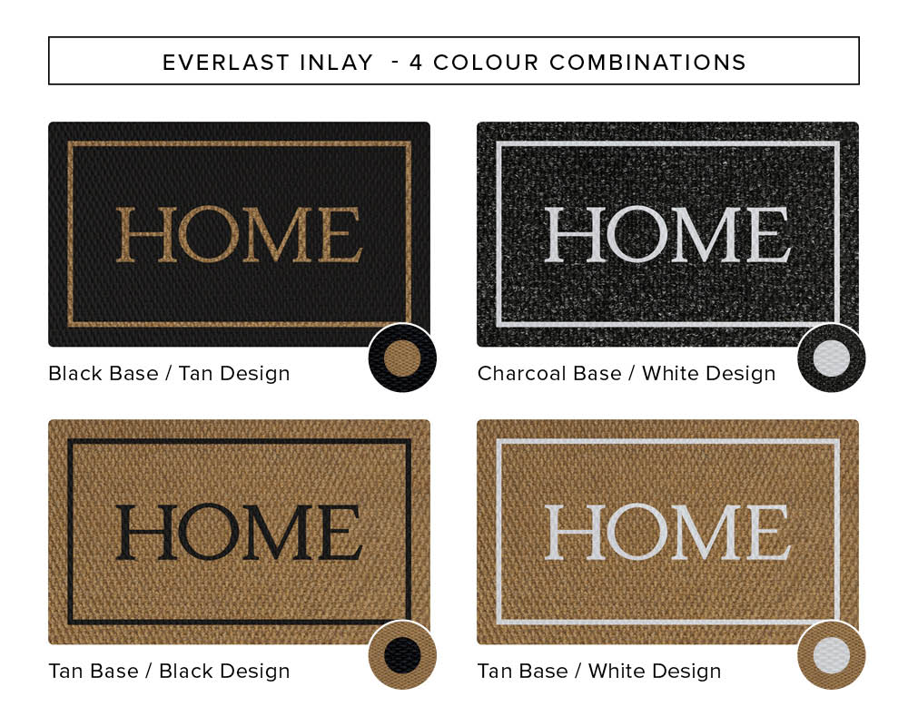 Home Everlast Doormat - 4 Colour Combinations