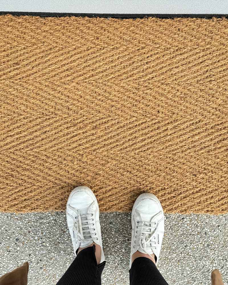 Coir Herringbone Doormat