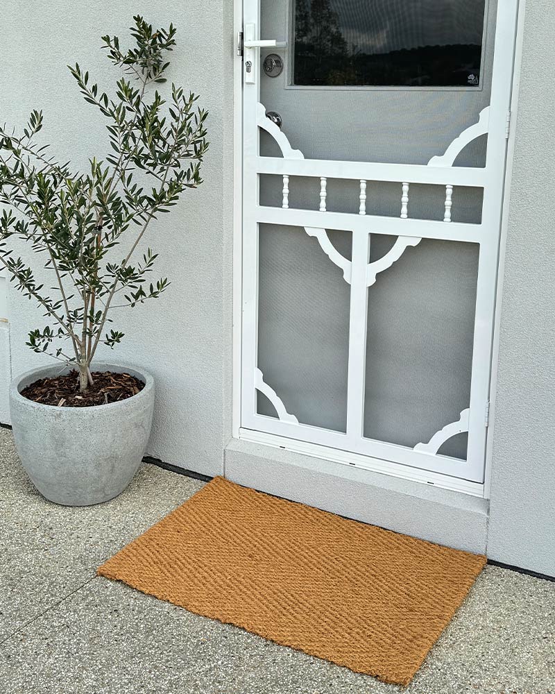 Coir Herringbone Doormat