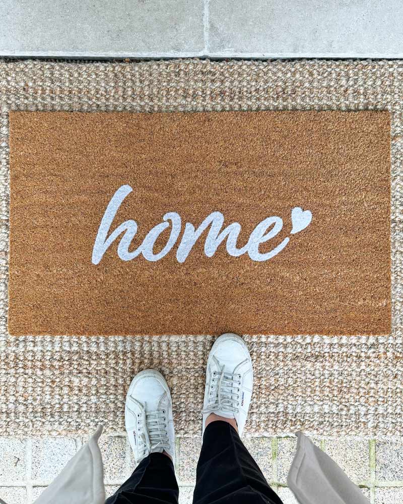 Home is where the heart is - White Embossed