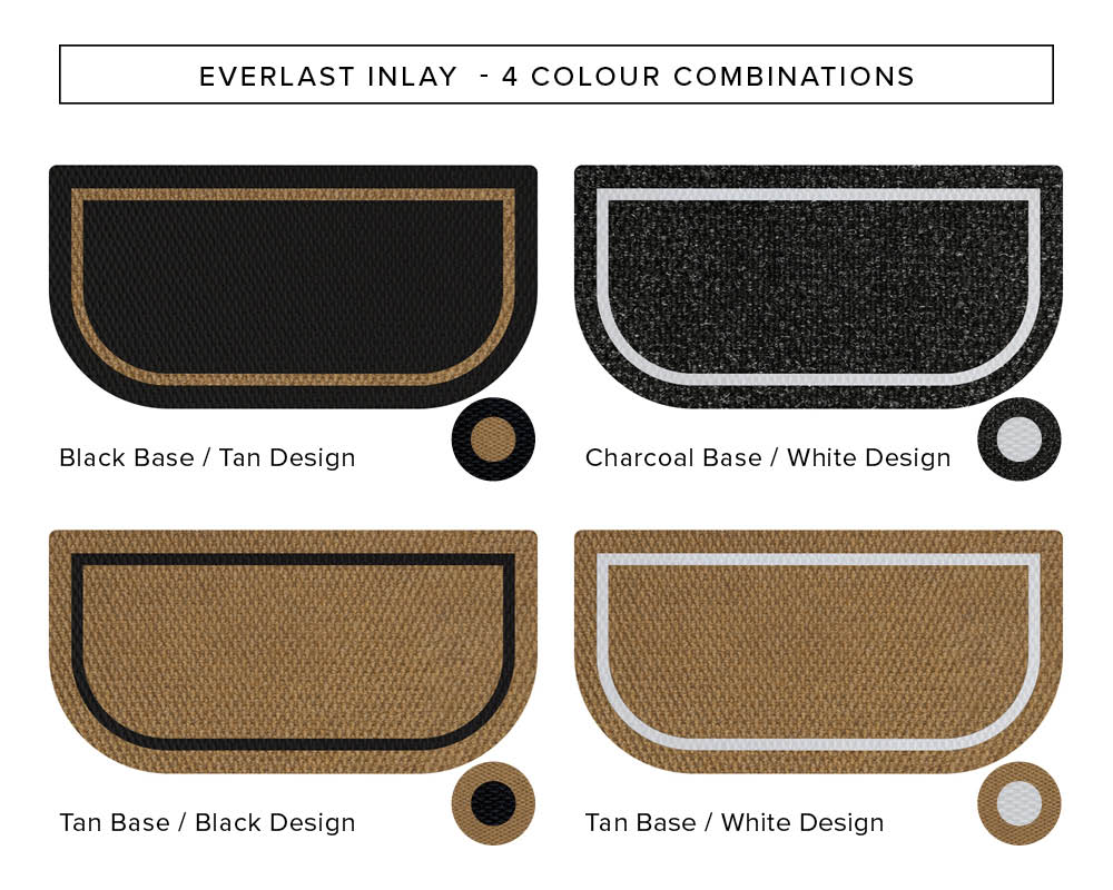 Inlay Border Everlast Espresso - 4 Colour Combinations