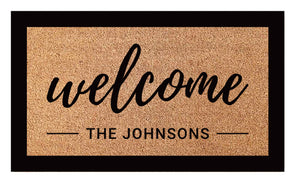 Surname Custom Doormat