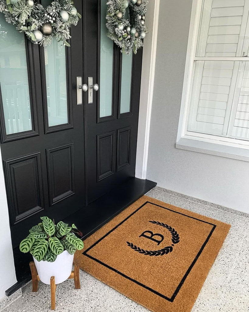 Doormat Initial Insert Initial & Monogrammed From Welcome Door Mat Australia | Door Mates ...