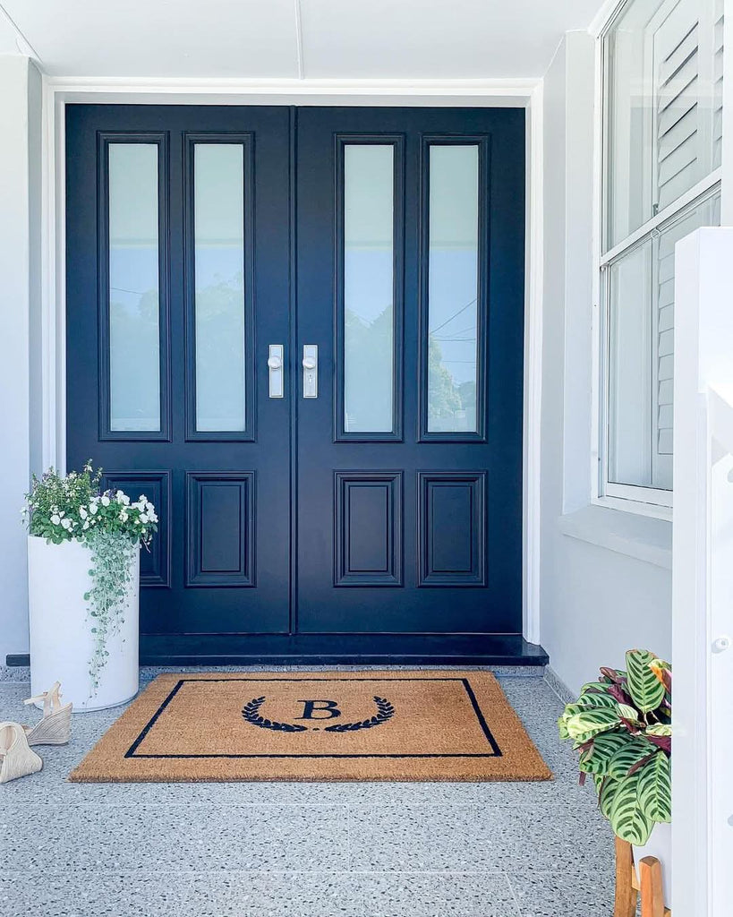 Doormat Initial Insert Initial & Monogrammed From Welcome Door Mat Australia | Door Mates ...
